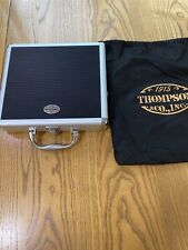 1915 Thomson & Co Inc Vtg Aluminum Metal Traveling Case With Protective Cover picture