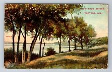 Portage WI-Wisconsin, General Countryside Lake View, Antique Vintage Postcard picture