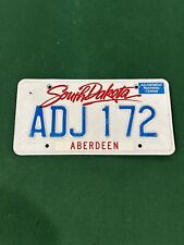 Extremely Rare Aberdeen South Dakota Adjustment Training Center License Plate. picture