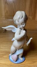 Lladro-LOVING ARCHER/FLECHAS de AMOR-glossy porcelain-#6311-Cupid/Cherub/Angel picture