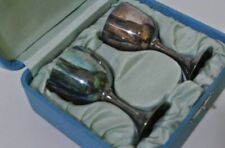 Antique Imperial Japanese Army Officer Silver Wine Goblets picture