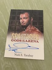 Spartacus Gods of the Arena Autograph Card Nick E Tarabay as Ashur picture