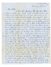 1847 Handwritten Letter Winchester CT Laura A Cone New Haven Connecticut picture