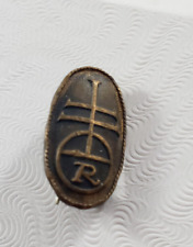 ~ Roycroft Brass Lapel Pin - Circa 1915- 1920 ~ picture