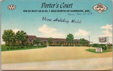 HARRISON, Arkansas Postcard PORTER'S COURT 