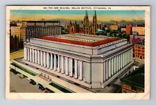 Pittsburgh PA-Pennsylvania, Mellon Institute Building, Vintage c1940 Postcard picture