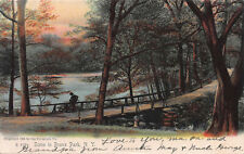 Scene in Bronx Park, New York, Early Postcard, Used in 1906 picture