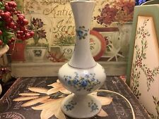 Vintage Blue & White~Small Florals~Lamp~11.75”H~Charming/Cottage~Excellent Cond~ picture
