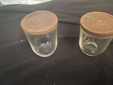 2 Atlas Antique  Small Jars With Lids picture
