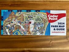 2024 Cedar Point Amusement Park ~ Park Map / Guide Brochure with new TT2 Coaster picture
