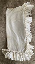 Vintage Set Of Dorothy’s Originals Curtains Ivory Ruffled With Ties picture