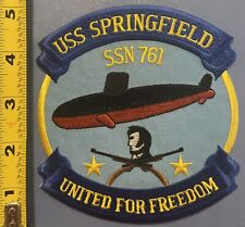 GWOT U.S. Navy Patch USS Springfield SSN 761 United For Freedom picture