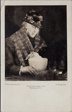 RPPC George Luks 1932 Woman Black Cat Corcoran of Gallery Art DC Ashcan School picture