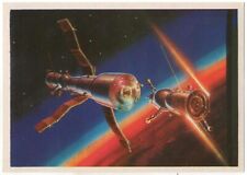 1980 COSMOS SPACE Spacecraft docking OLD Soviet Russian Postcard picture