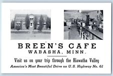 Wabasha Minnesota MN Postcard Breen Cafe Restaurant Shop Multiview 1905 Vintage picture