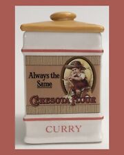 The Country Store Spice Jar Collection CERESOTA Flour - CURRY Jar W/Lid picture
