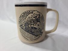 Chatanooga TN Choo-Choo Coffee Mug Tea Cup Two Sided Train Railway Story VTG picture