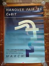 ITHistory (1986) POSTER: HANNOVER FAIR CEBIT (Germany)** picture