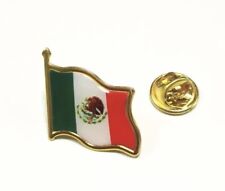 Mexico Flag Enamel Lapel Hat Pin picture