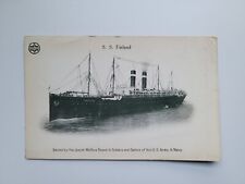 1920'S. S.S. Finland Jewish Welfare Board POSTCARD US Army U S Navy Antique VNT picture