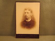 Victorian Antique Cabinet Card Photo of a Young Man  picture