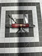 Victorinox Climber Swiss Army Pocket Knife 91MM Red Logo Gold Color 6613  picture