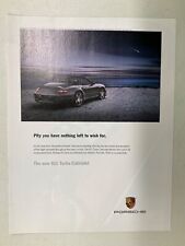 MISC1616 Vintage Advertisement 2007 ? Porsche 911 Turbo Cabriolet picture