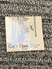 Vintage Florida Matchbook: “Cap’s Place” Pompano Beach, FL • Full UNSTRUCK picture