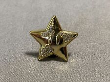 Bodega Bros Decayed Iced Out Gold Luma Star Hat Pin Super Mario Bros Flawed picture