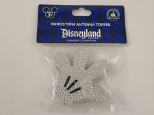 Disney Parks Disneyland Rhinestone Antenna Topper Mickey Mouse Hand Shiny Rare picture