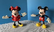 Vintage 5” Mickey Mouse Minnie Mouse Applause Figure Lot Applause Bendable picture