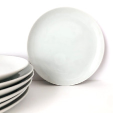 Vintage Dessert Plates White Unbranded Round Lot of 7 - 6.5
