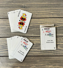 Vintage Micro-Tech Bullet Partner Monsanto Playing Cards Aces Win Hands-Down picture