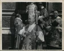 1949 Press Photo New York Francis Cardinal Spellman at St Patrick's Easter NYC picture