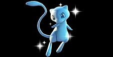 Pokemon Shiny Mew Plush Blue Stuffed Toy picture