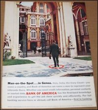 1967 Bank of America Print Ad Advertisement The Palazzo Reale Genoa Italy Abex picture