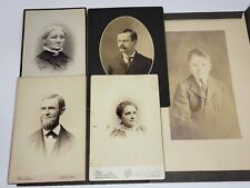 Antique Photos Portraits by famed Kimball Bros / JC Moulton Fitchburg MA 1880s picture