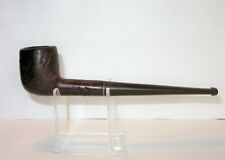 Vintage Rustic Billiard Imported Briar Long Slender Classy Pipe picture