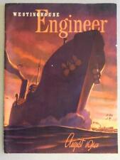 1943 Westinghouse Engineer Quarterly Vol. 3 August Ship & airplanes on cover FD5 picture