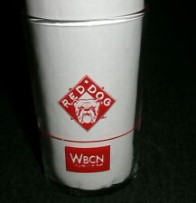 RARE Red Dog Beer Vintage WBCN Radio/Tv at Salem State College Vintage Glass picture