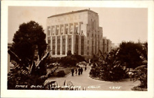 LOS ANGELES Times Building Newspaper RPPC Vintage  Postcard picture