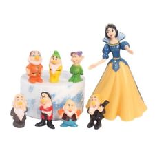 8 Pcs Disney Movie Snow White Princess 13 cm And The Seven Dwarfs Children Toys  picture