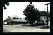 Osage Iowa IA c1950s RPPC Old East End Motel, Office, Room Buildings, Neon Sign picture