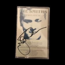 SIGNED JOHNNY MARR THE SMITHS STRANGEWAYS CASSETTE TAPE RARE PROOF picture