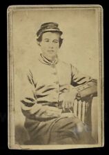 Very Rare CDV of Civil War Soldier Eugene Trask - Killed by Indians 1863 Photo picture