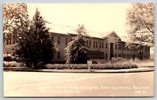RPPC Postcard Davis CA Dairy Industrial Building Agricultural College picture
