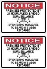 StickerTalk Notice Audio and Video Stickers, 3.5 inches x 2.5 inches picture