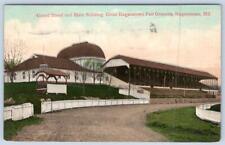 1908 GREAT HAGERSTOWN FAIR GROUNDS GRAND STAND & MAIN BUILDING*MARYLAND picture