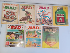 Lot of 7 Vintage MAD Magazine 1960s & 1970s Preowned picture