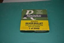 REMINGTON UMC MADE IN USA BONE STERLING SILVER BULLET MUSKRAT KNIFE R4466 1988 picture